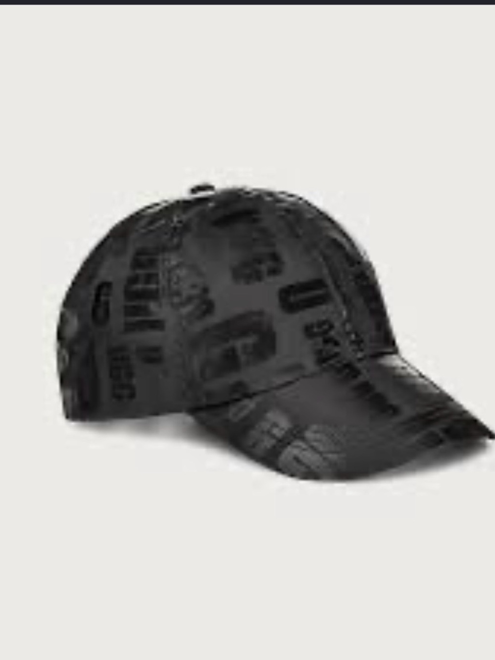UGG Black Logo-Print Baseball Cap